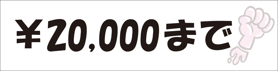 \20,000まで