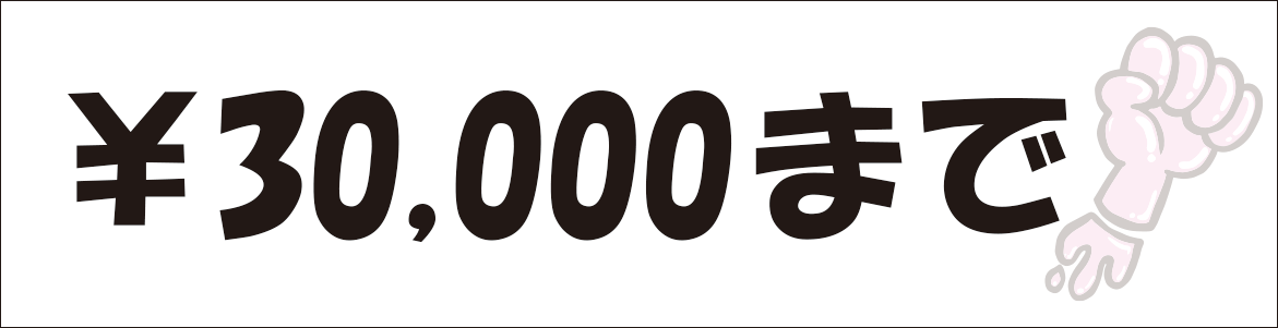 \30,000まで